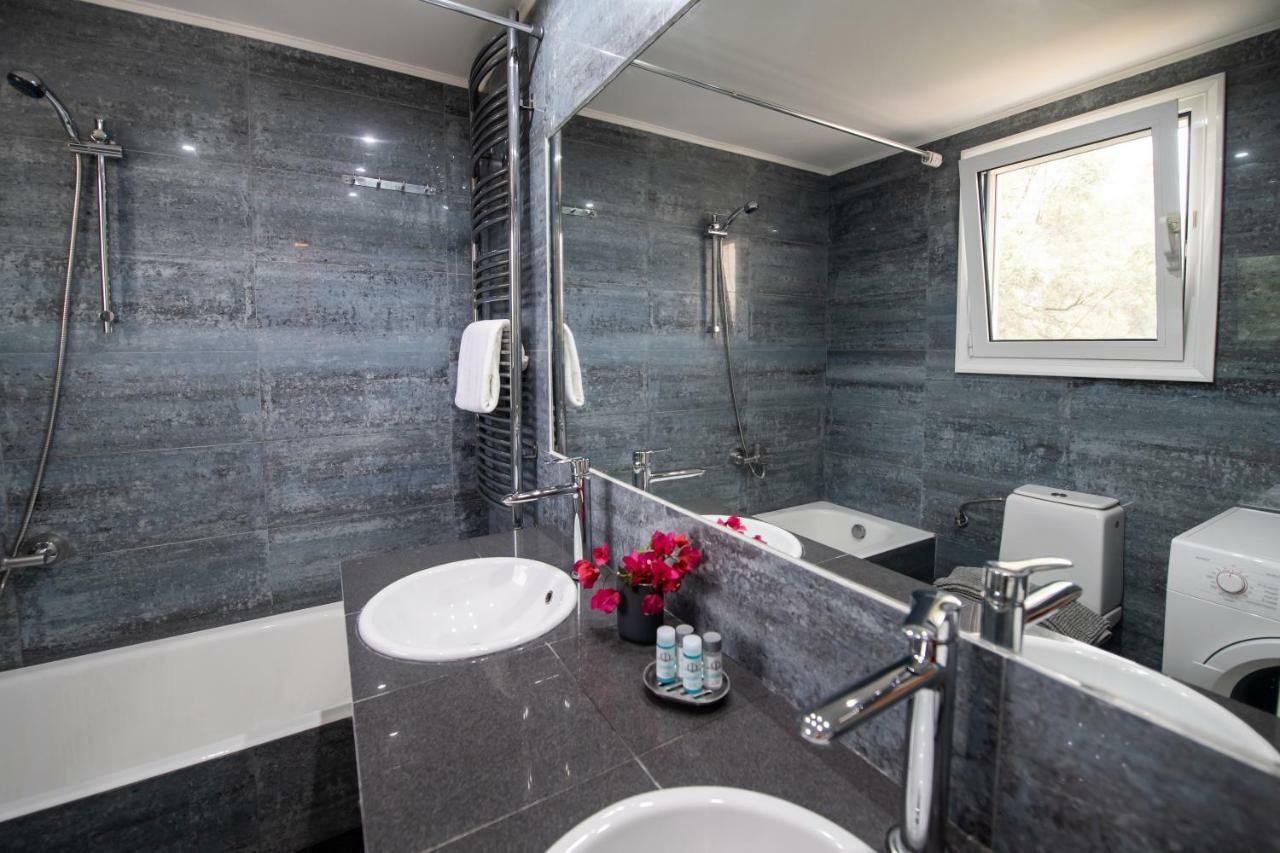 Violet Luxury Villa Kalligoni Bagian luar foto