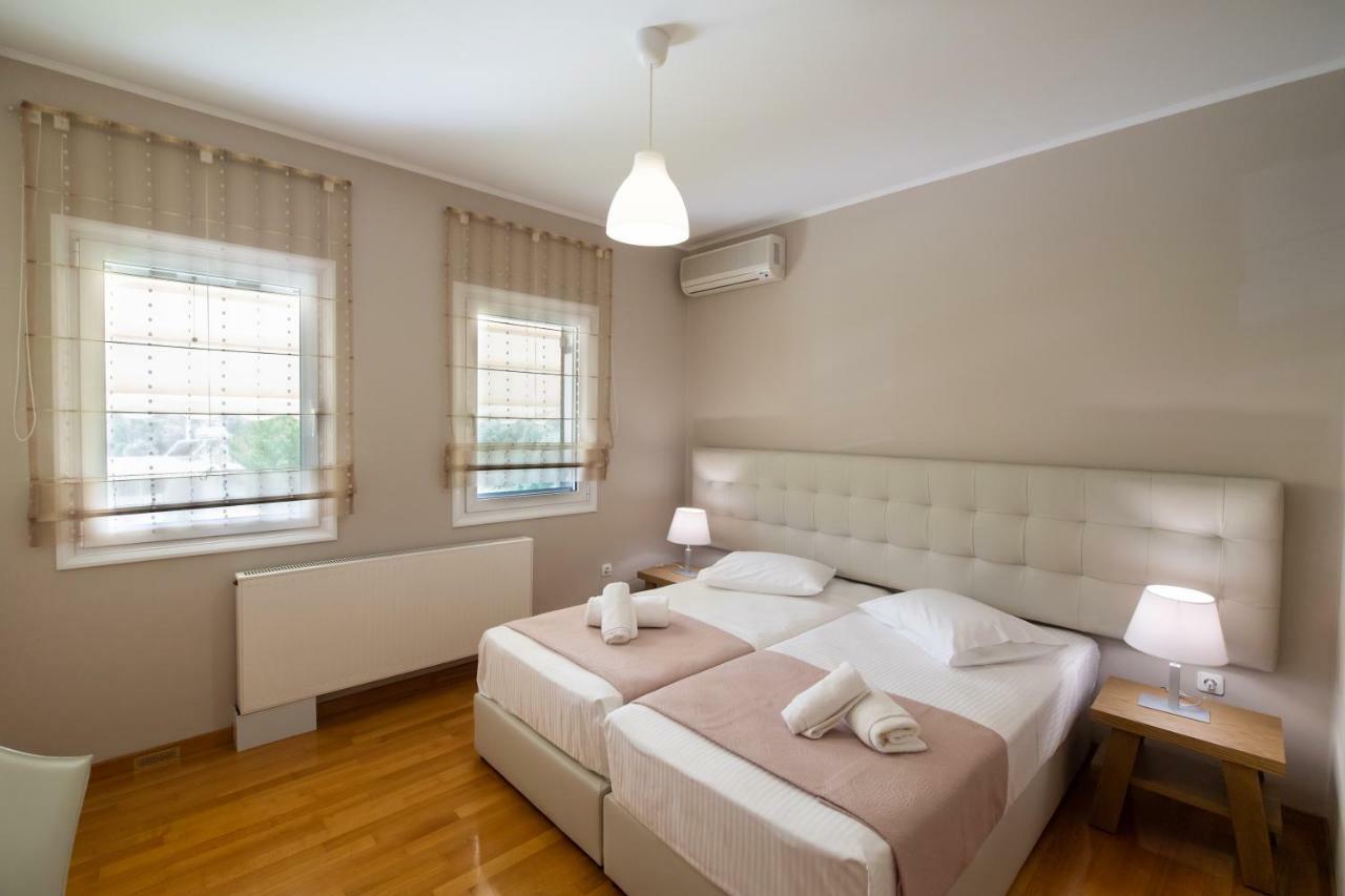 Violet Luxury Villa Kalligoni Bagian luar foto