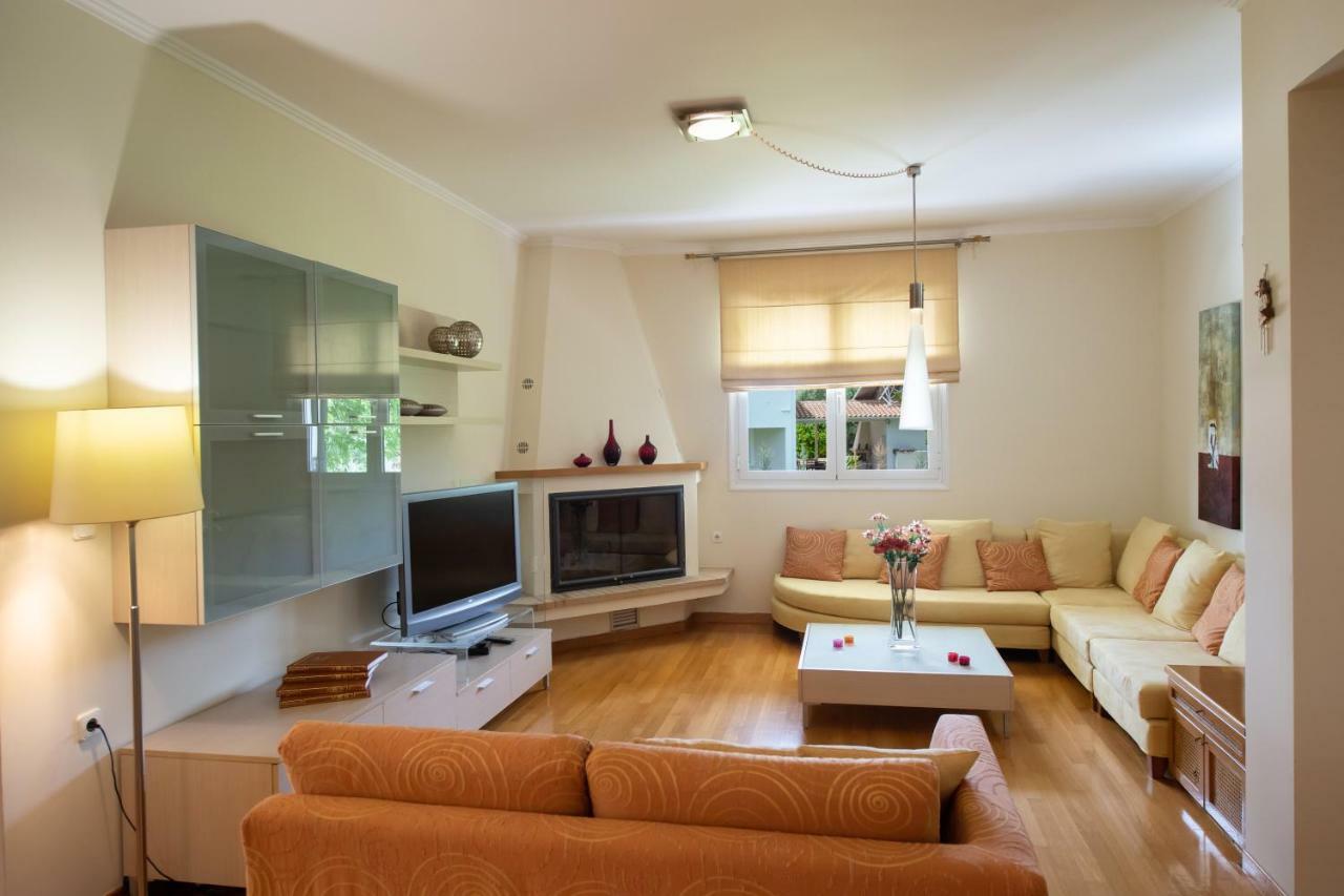 Violet Luxury Villa Kalligoni Bagian luar foto