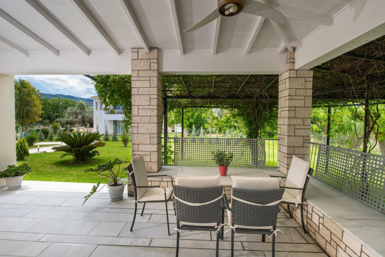 Violet Luxury Villa Kalligoni Bagian luar foto