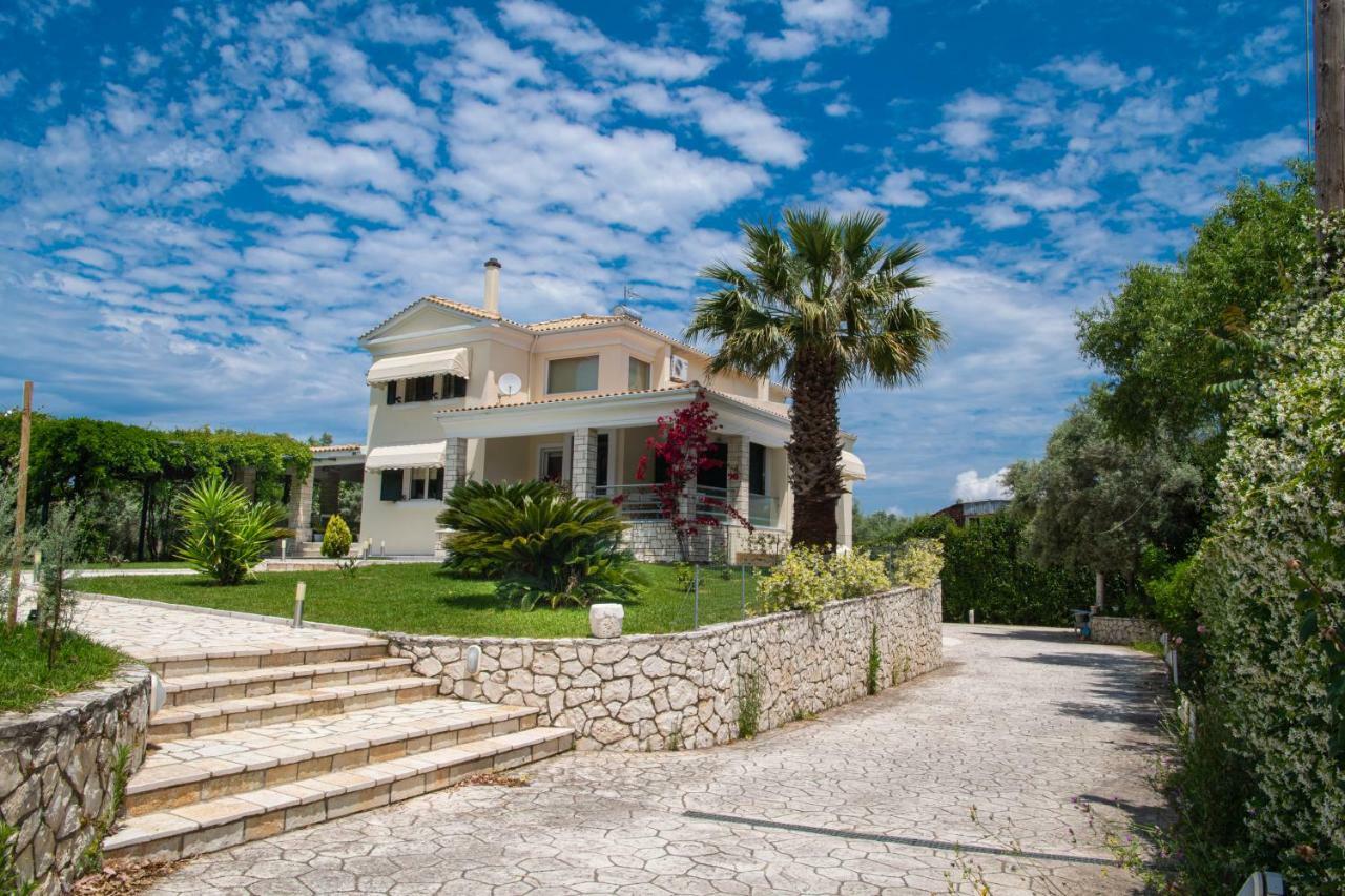 Violet Luxury Villa Kalligoni Bagian luar foto