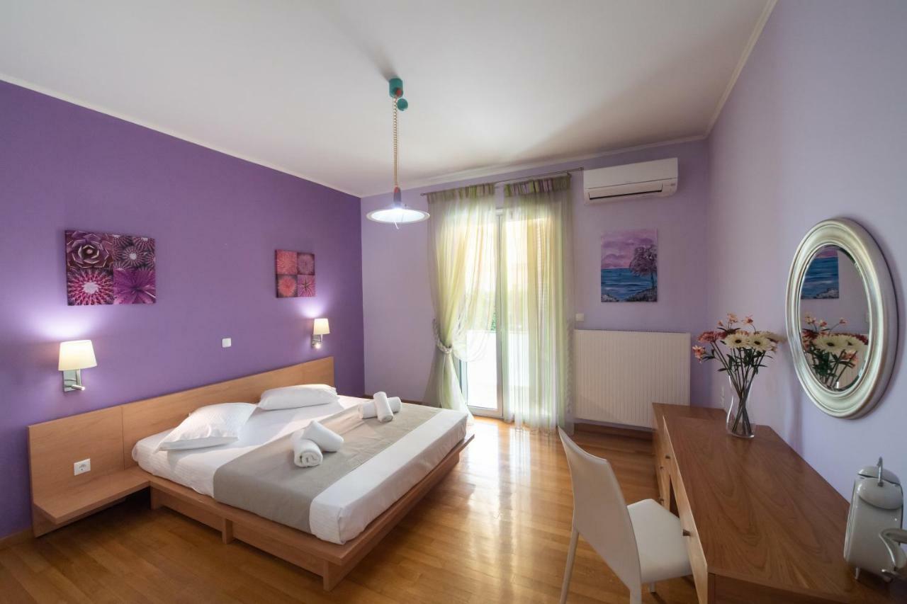 Violet Luxury Villa Kalligoni Bagian luar foto