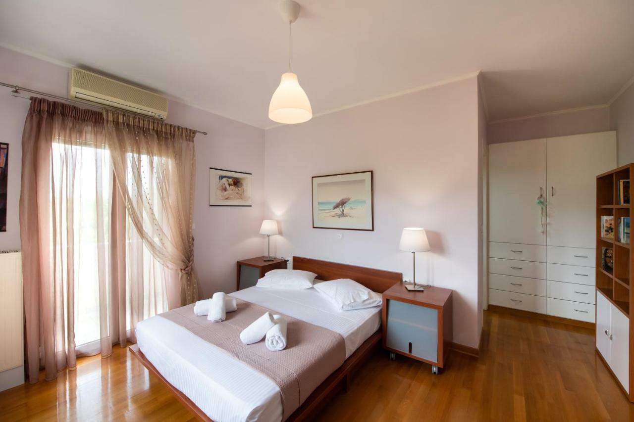 Violet Luxury Villa Kalligoni Bagian luar foto