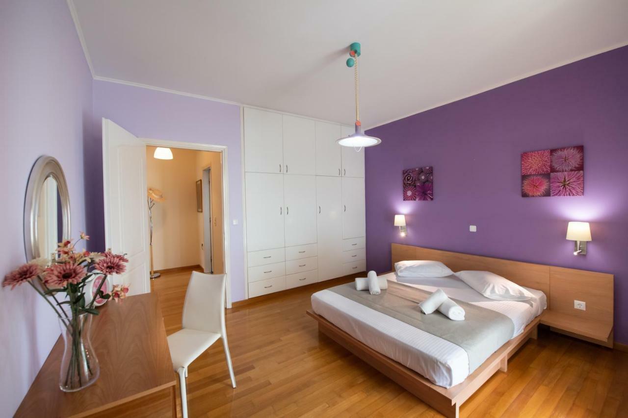 Violet Luxury Villa Kalligoni Bagian luar foto